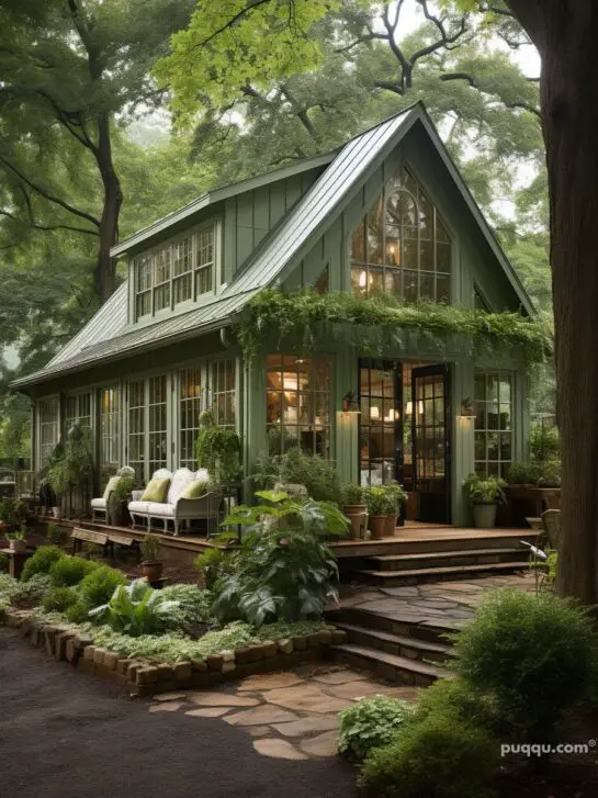 Elevate Your Home Style: Transformative Green Farmhouse Exterior Ideas ...