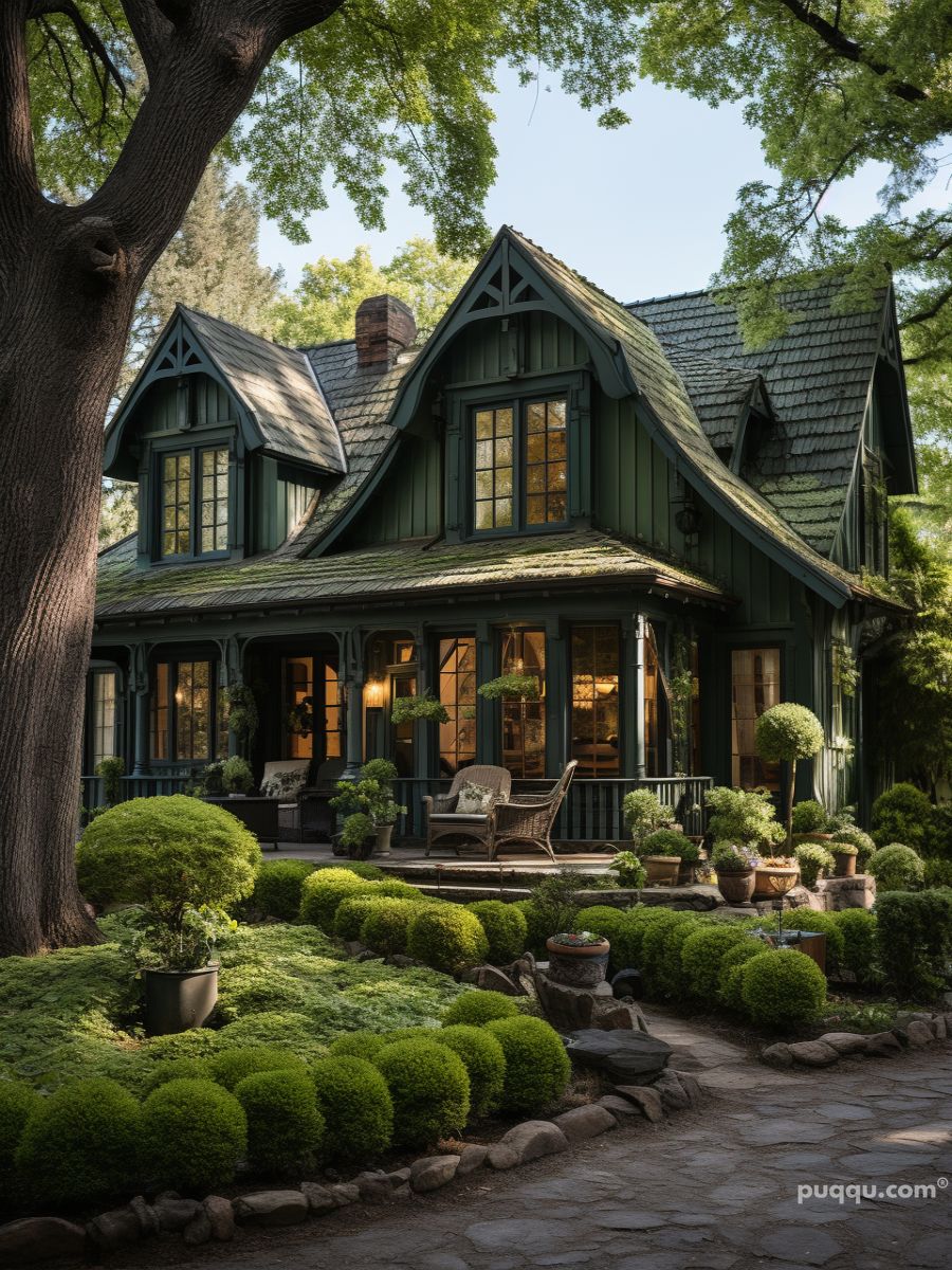 Elevate Your Home Style: Transformative Green Farmhouse Exterior Ideas ...