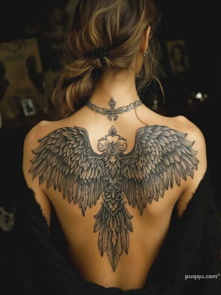 3,900+ Back Tattoo Woman Stock Photos, Pictures & Royalty-Free Images -  iStock