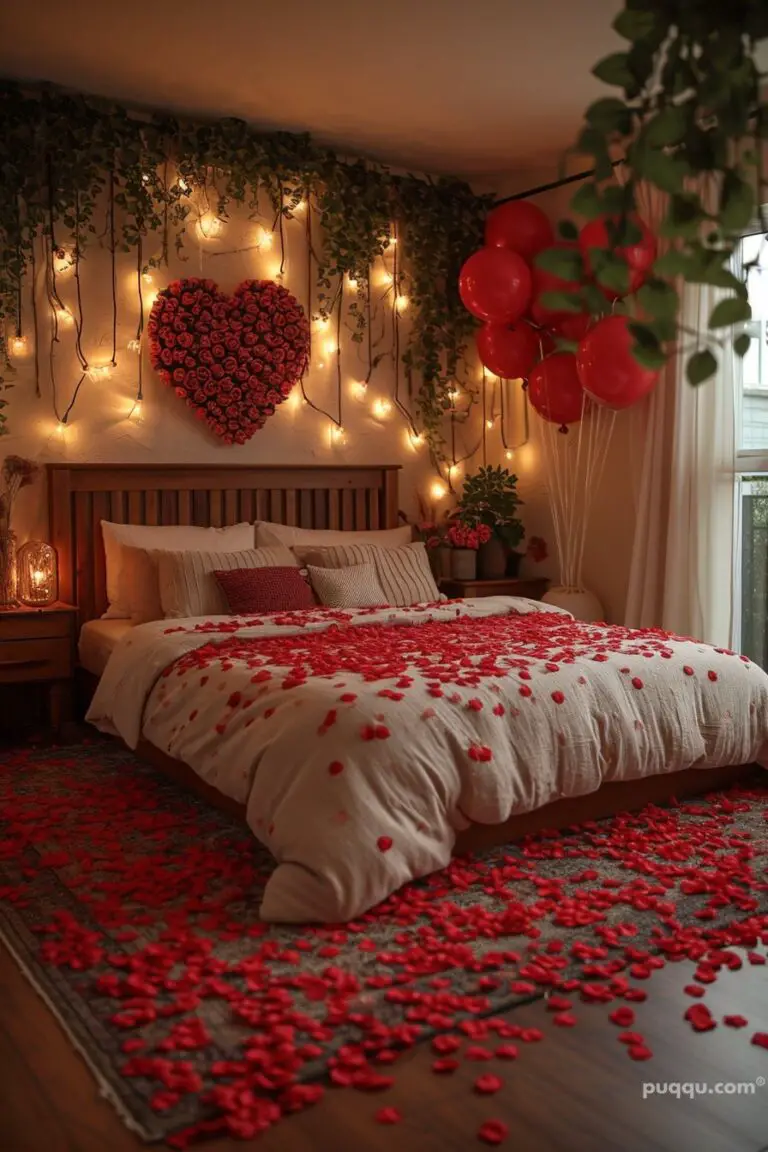 Romantic Valentine's Day Bedroom Decor Ideas - Puqqu