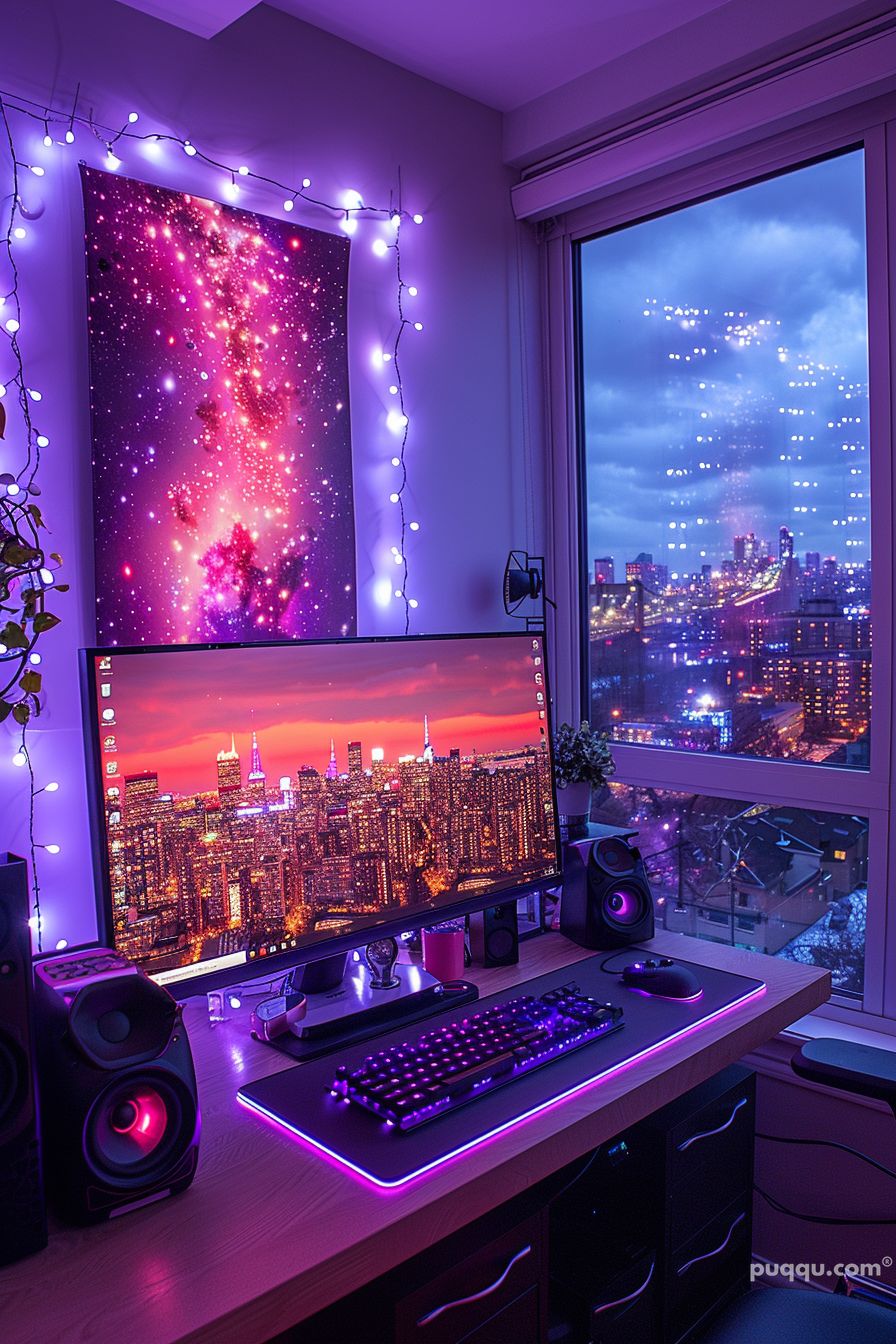 Aesthetic Work Desk Setup Ideas - Puqqu