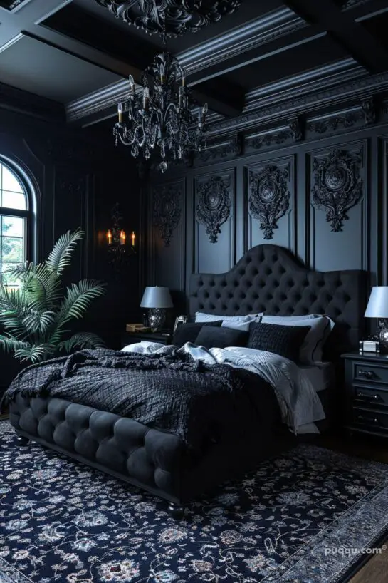 Black Bedroom Ideas for a Modern and Cozy Space - Puqqu