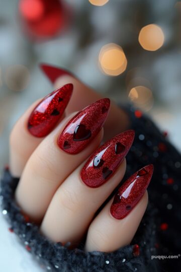 Chic Red Nail Designs - Puqqu