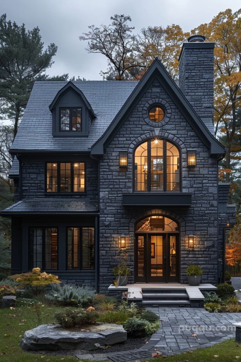 Black Brick House: Timeless Elegance for Your Home - Puqqu