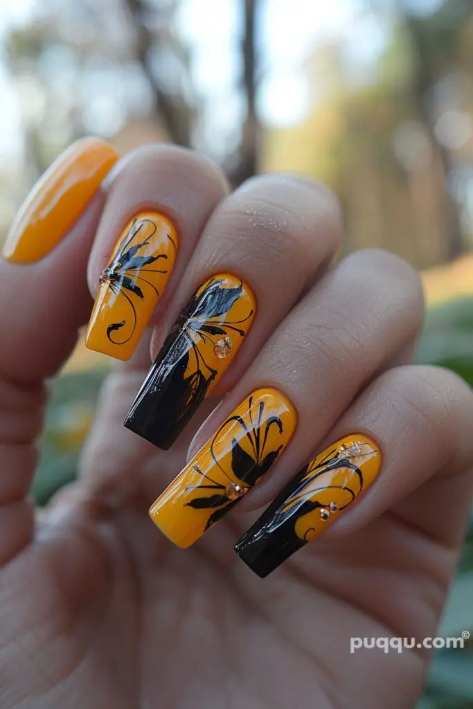 black-yellow-nails-4