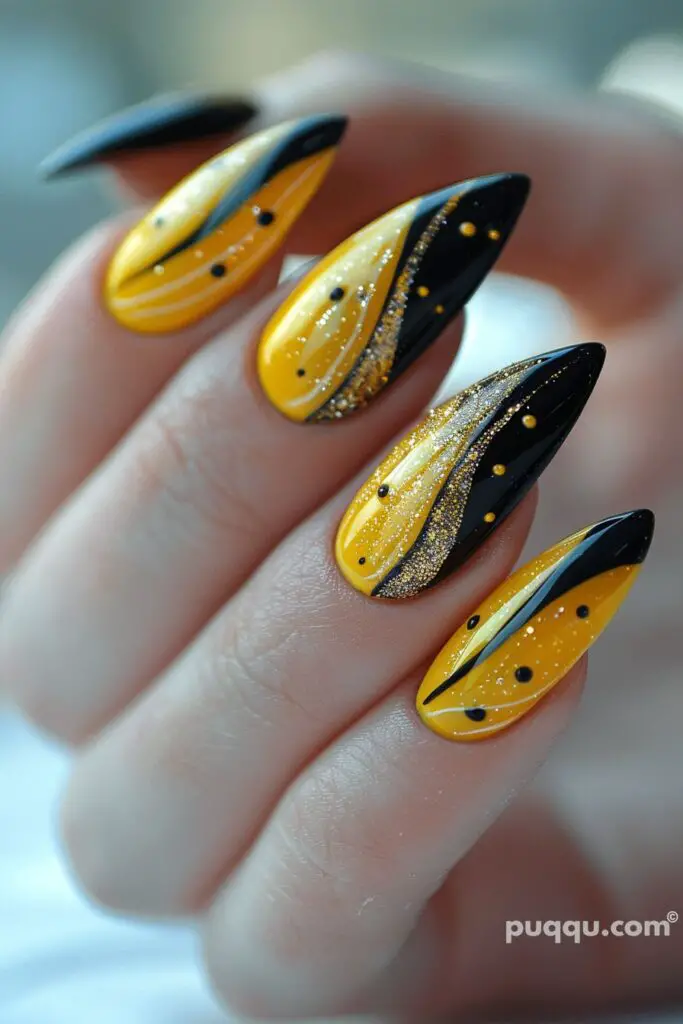 black-yellow-nails-7