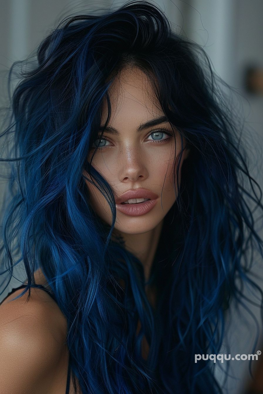 Blue Black Hair: A Bold Statement in Style - Puqqu