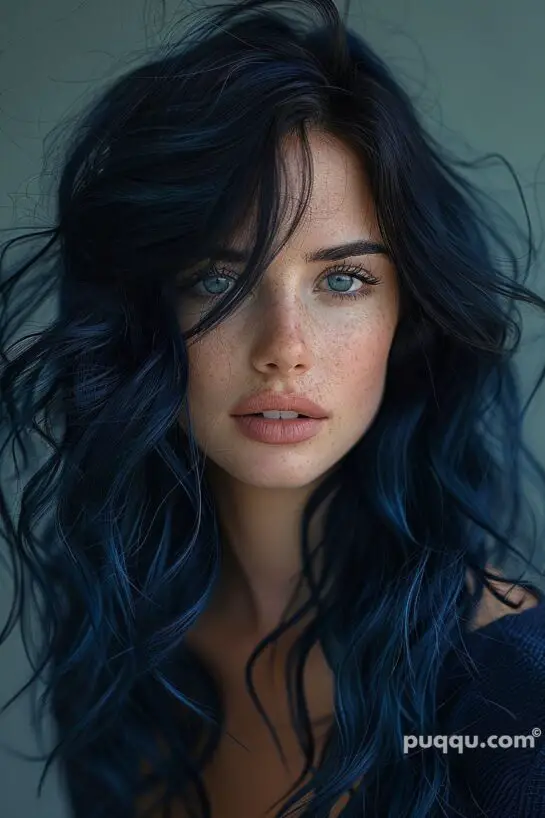 Blue Black Hair: A Bold Statement in Style - Puqqu