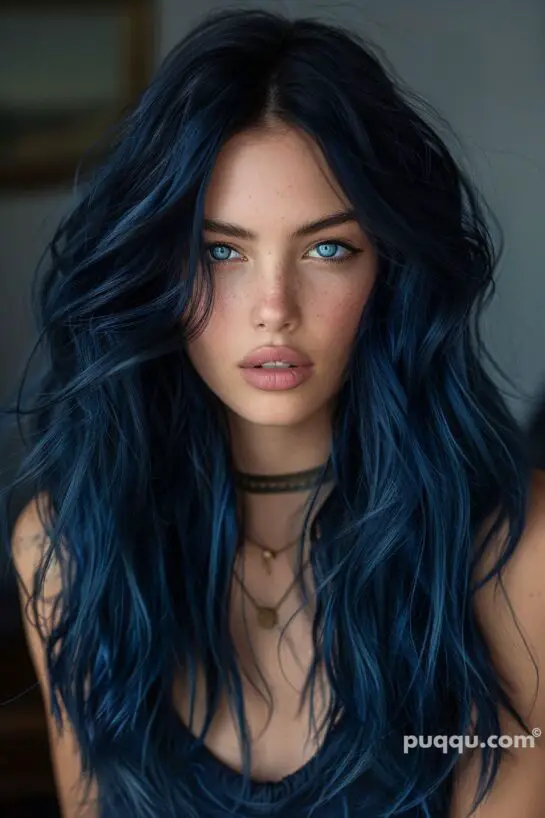 Blue Black Hair: A Bold Statement in Style - Puqqu