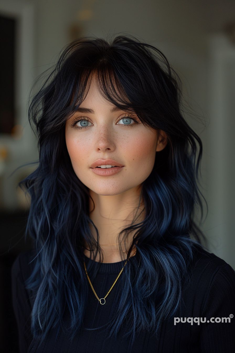 Blue Black Hair: A Bold Statement in Style - Puqqu