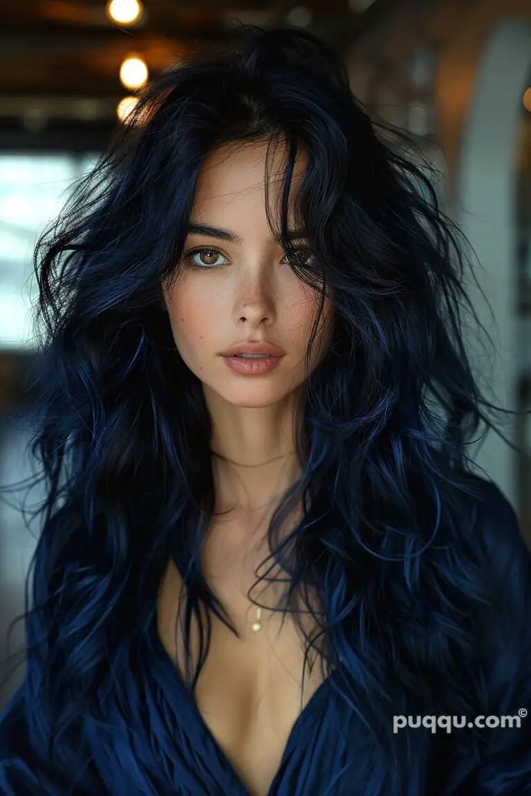 Blue Black Hair: A Bold Statement in Style - Puqqu