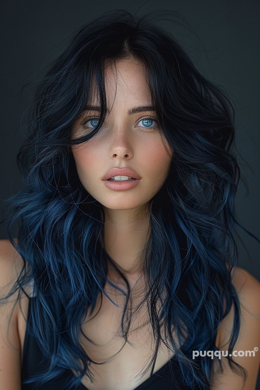 Blue Black Hair: A Bold Statement in Style - Puqqu