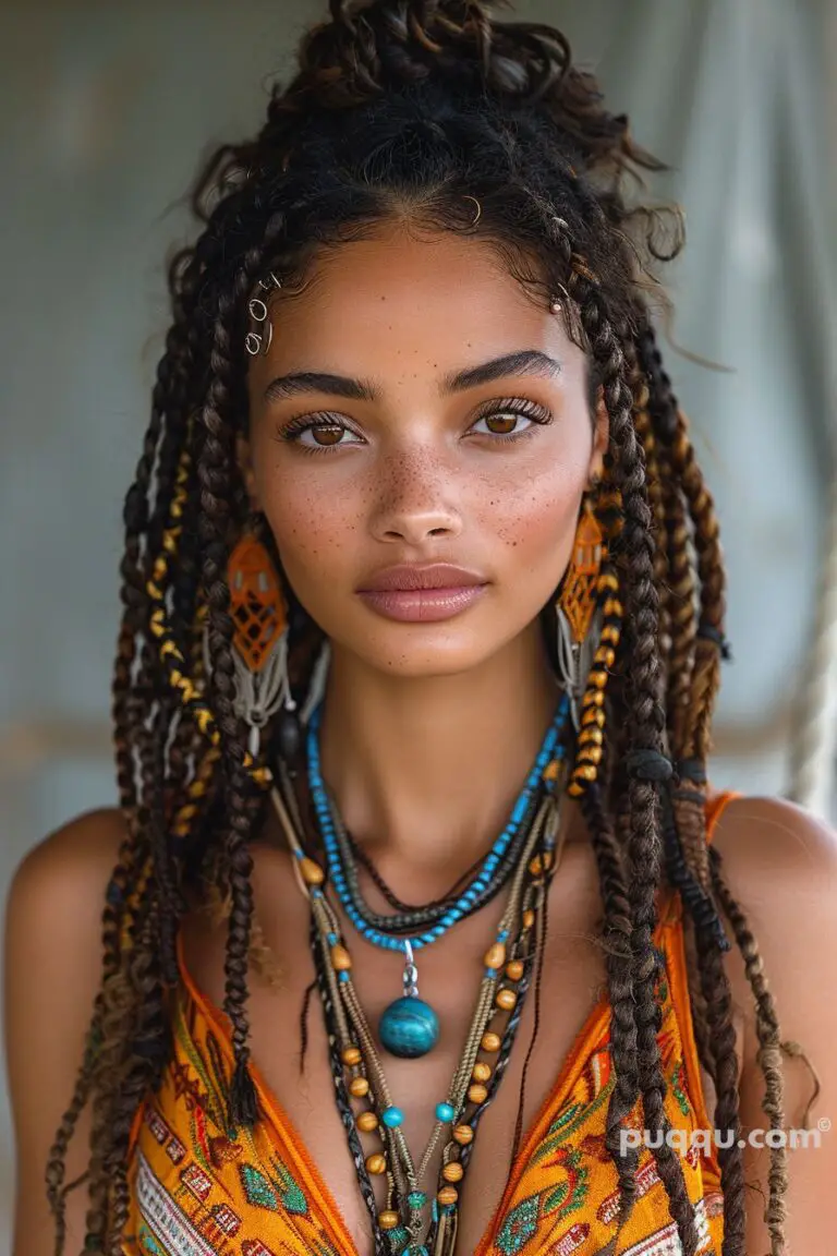 Boho Knotless Braids: Discover Trendy Bohemian Hairstyles - Puqqu