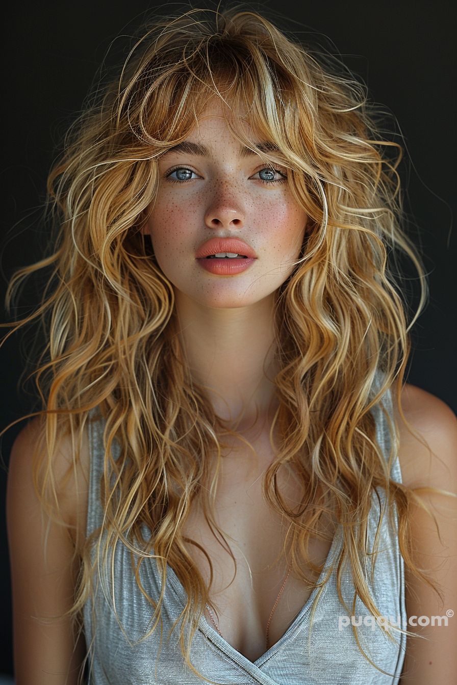 Curtain Bangs Curly Hair: Styling Tips & Ideas - Puqqu