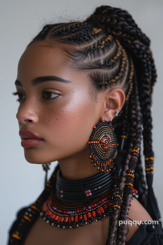 Fulani Braids Styles Trendy And Traditional Braiding Ideas Puqqu