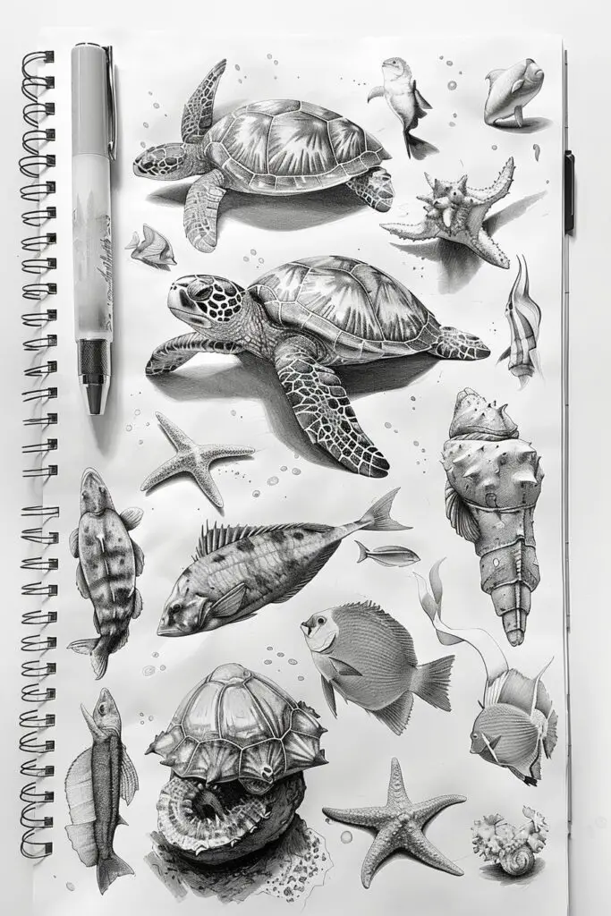 marine-life-drawing-39