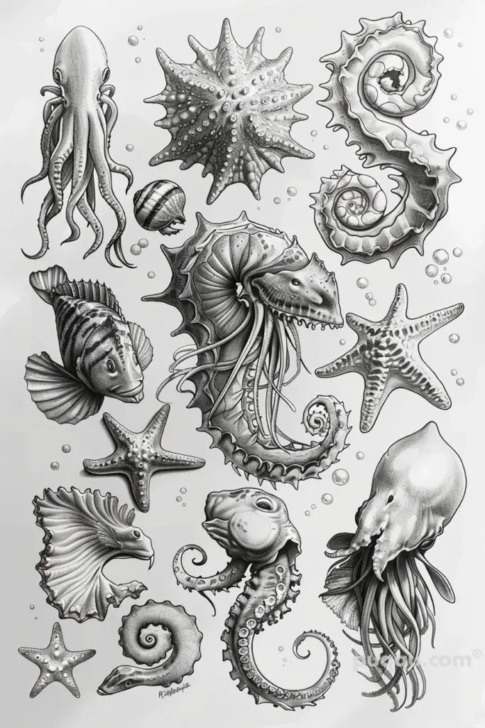 marine-life-drawing-9