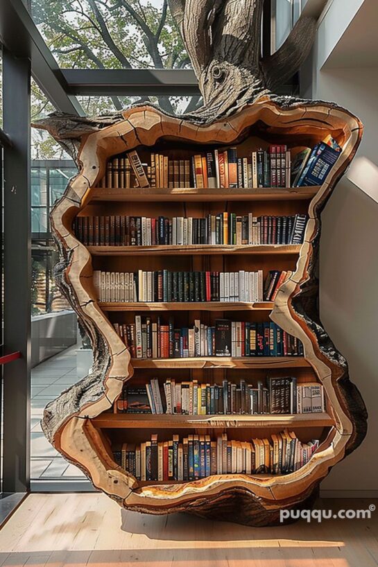 Tree Bookshelf Design Ideas: Creative Storage Solutions - Puqqu
