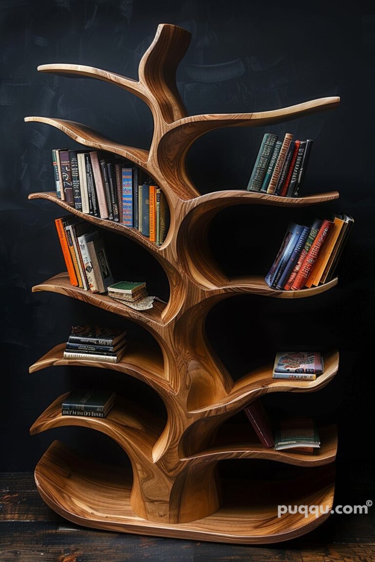 Tree Bookshelf Design Ideas: Creative Storage Solutions - Puqqu