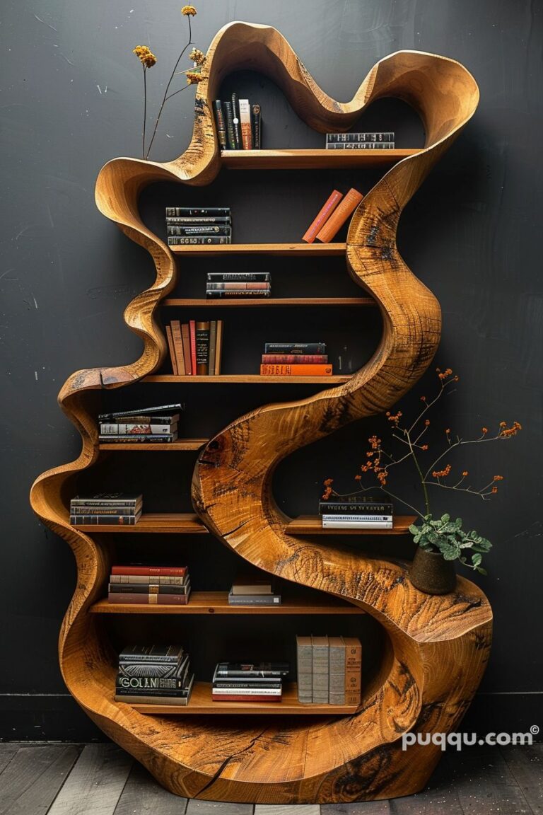 Tree Bookshelf Design Ideas: Creative Storage Solutions - Puqqu