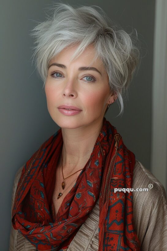 Stunning Pixie Haircuts to Rock Your Gray Hair - Puqqu