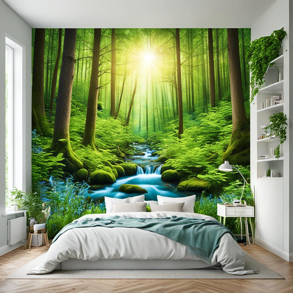 Forest wall murals