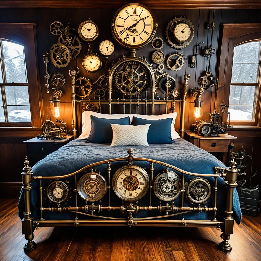 Steampunk bedroom themes