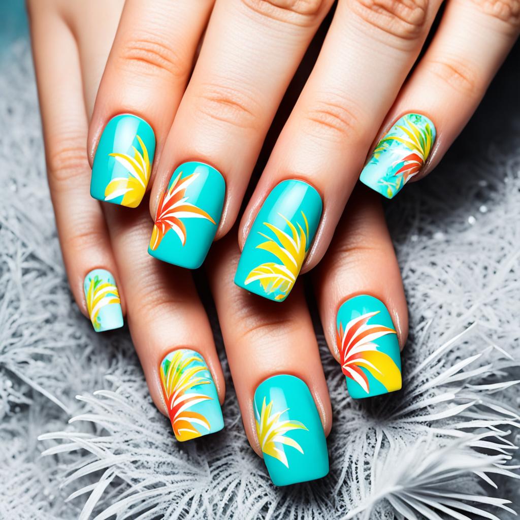 Tropical nail designs