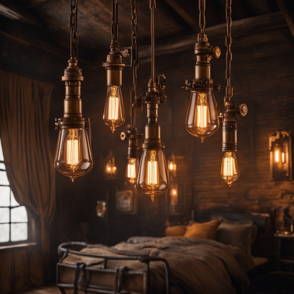 Vintage Edison bulb lighting