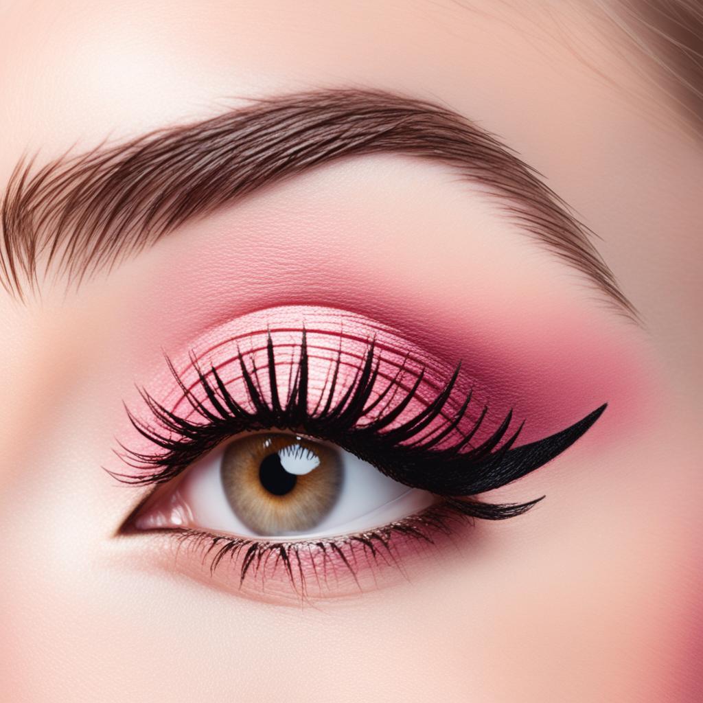 romantic pink eyeshadow