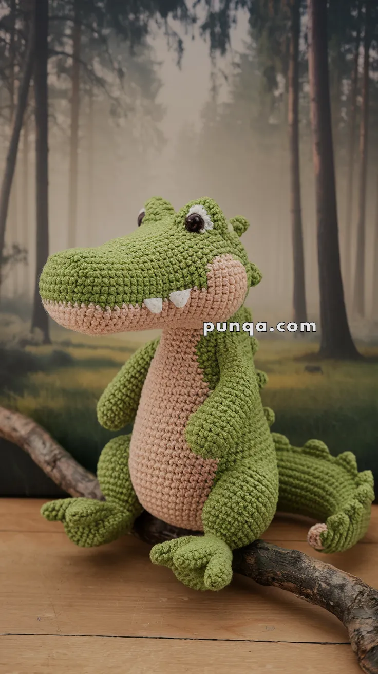 Amigurumi Alligator – FREE Crochet Pattern