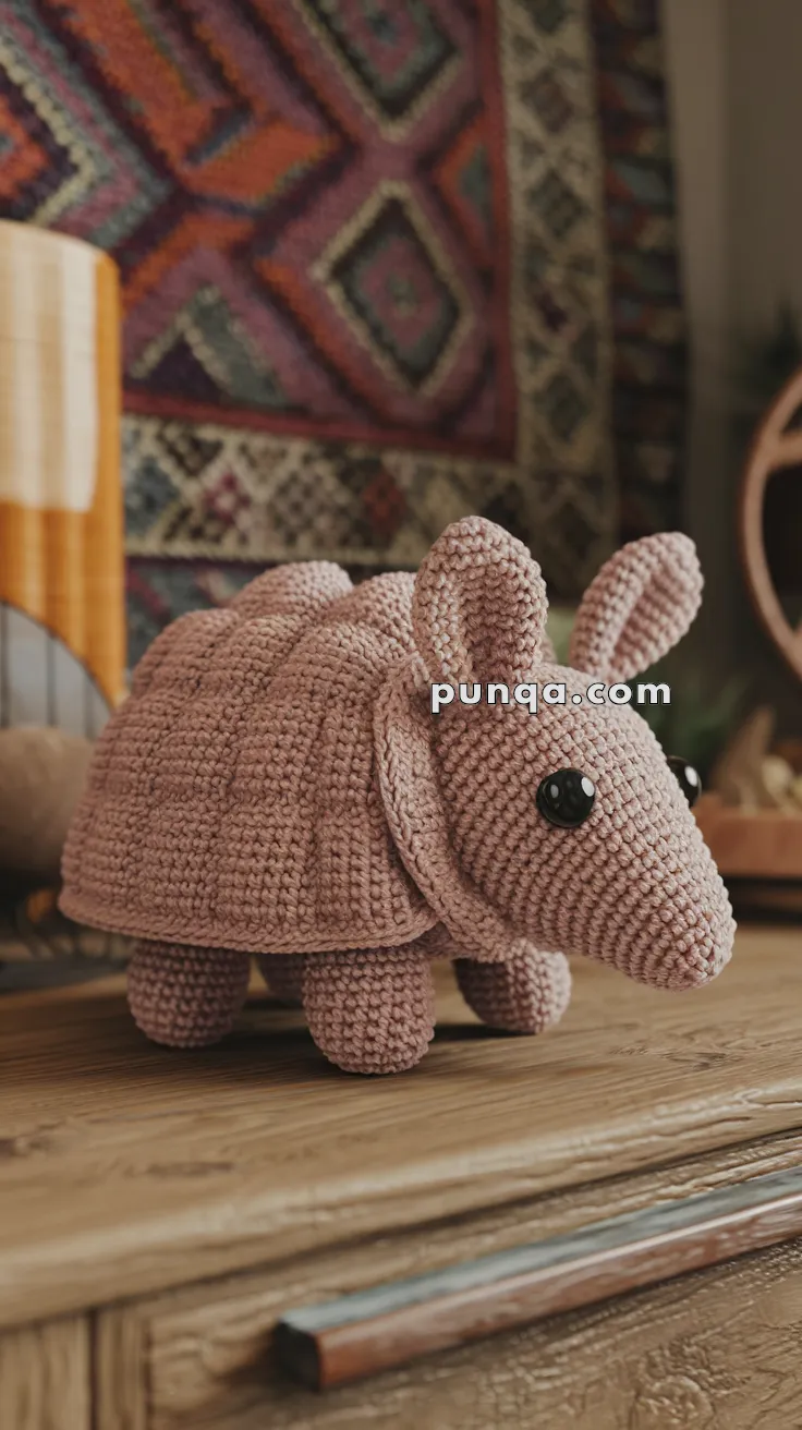 Amigurumi Armadillo Shell – FREE Crochet Pattern