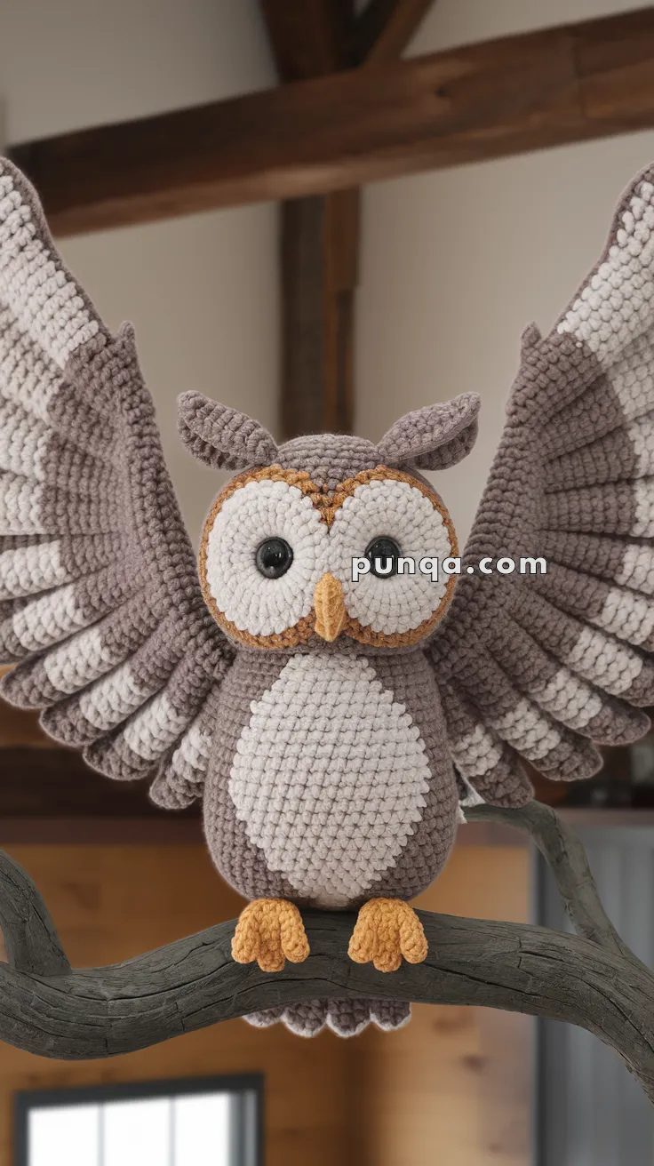 Amigurumi Barn Owl – FREE Crochet Pattern
