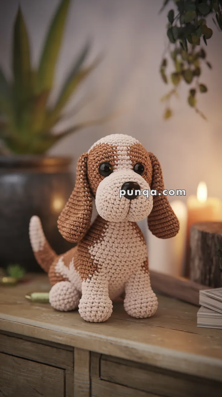 Amigurumi Basset Hound – FREE Crochet Pattern