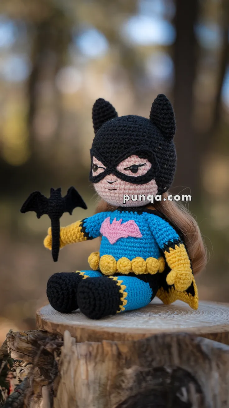 Amigurumi Batgirl – FREE Crochet Pattern