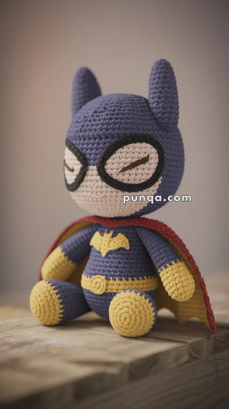 Amigurumi Batwoman – FREE Crochet Pattern
