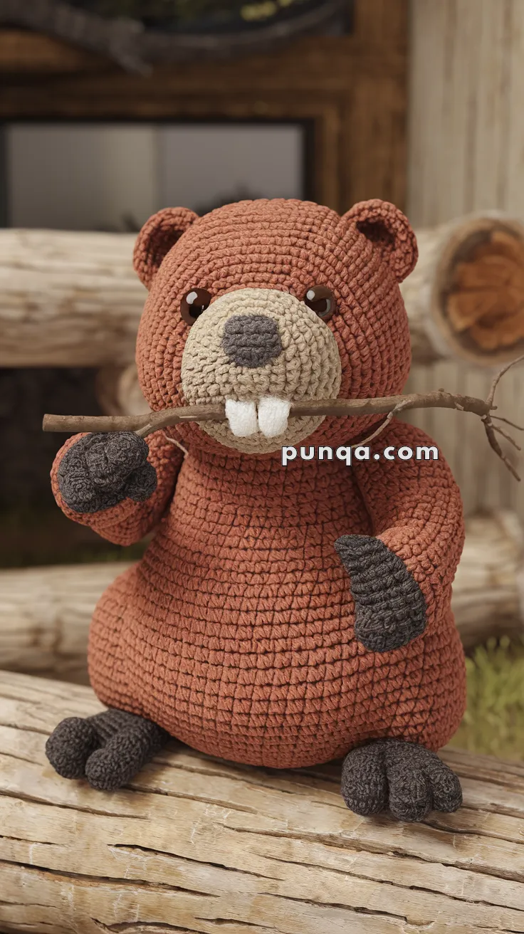 Amigurumi Beaver – FREE Crochet Pattern