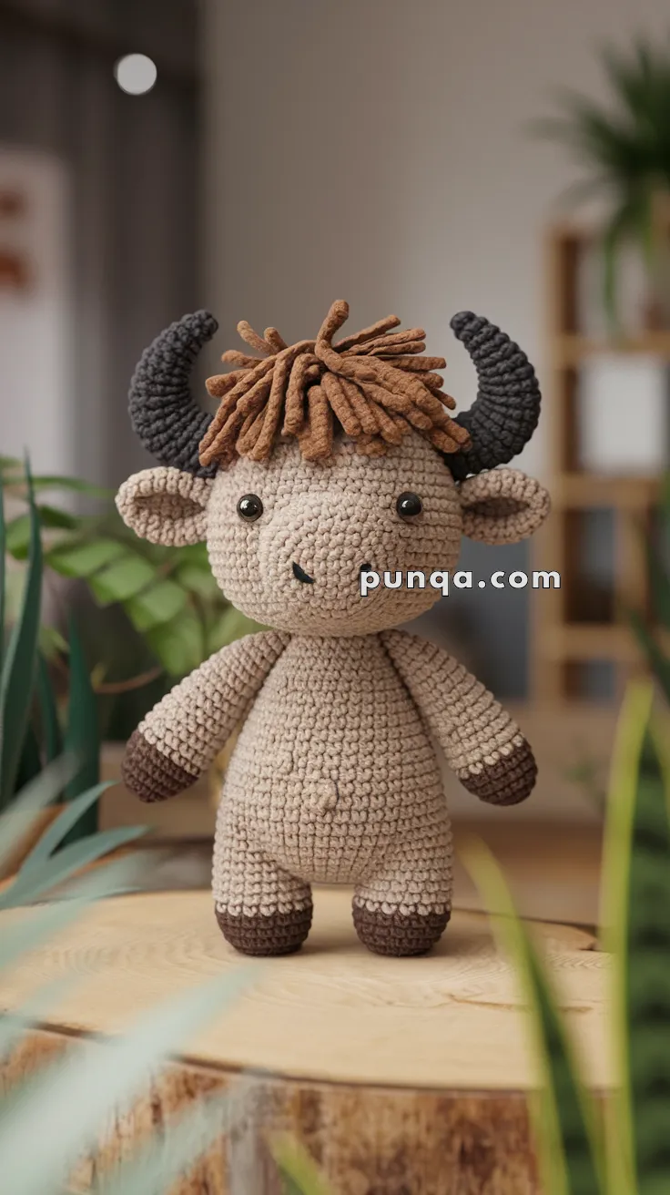 Amigurumi Bison – FREE Crochet Pattern