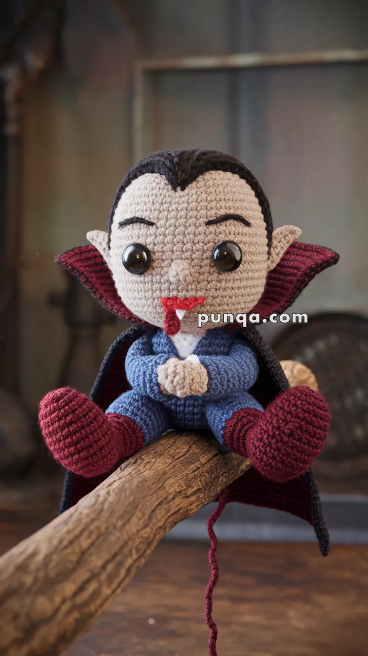 Amigurumi Bloodsucking Vampire – FREE Crochet Pattern