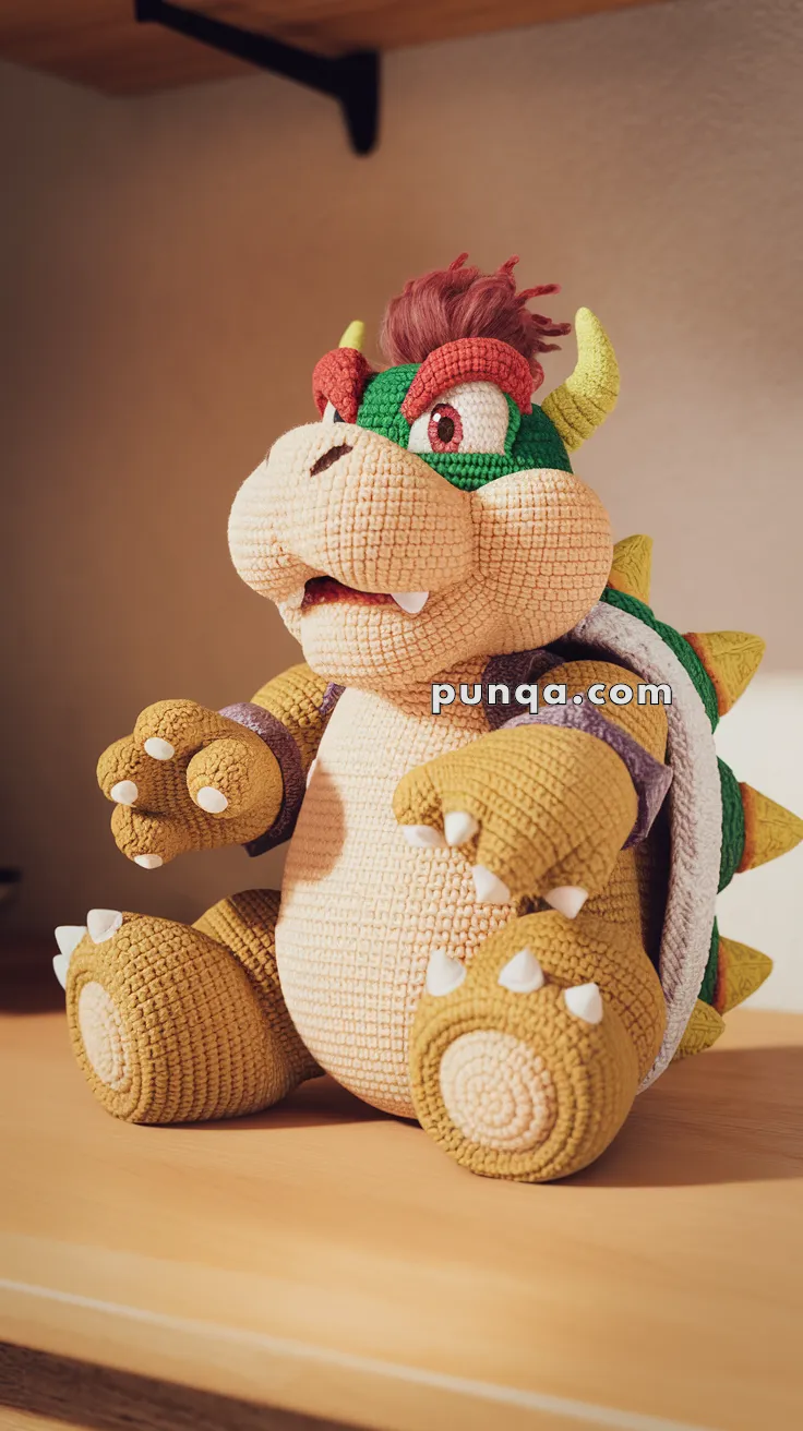 Amigurumi Bowser – FREE Crochet Pattern