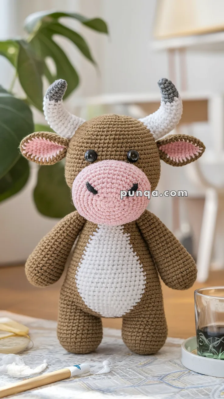 Amigurumi Bull – FREE Crochet Pattern