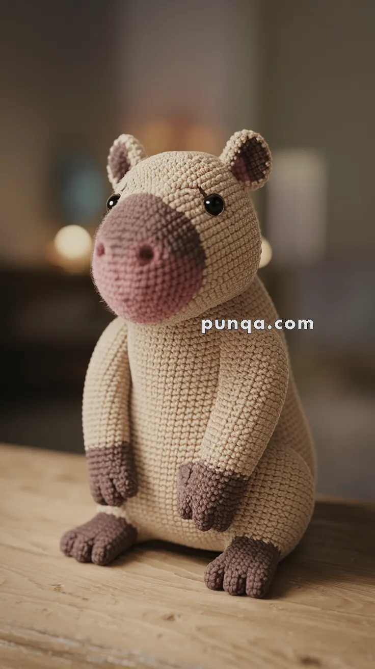Amigurumi Capybara – FREE Crochet Pattern