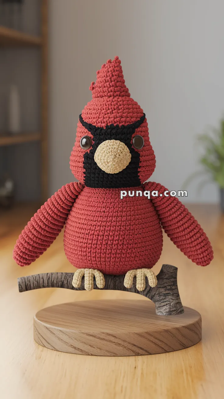 Amigurumi Cardinal Baby – FREE Crochet Pattern