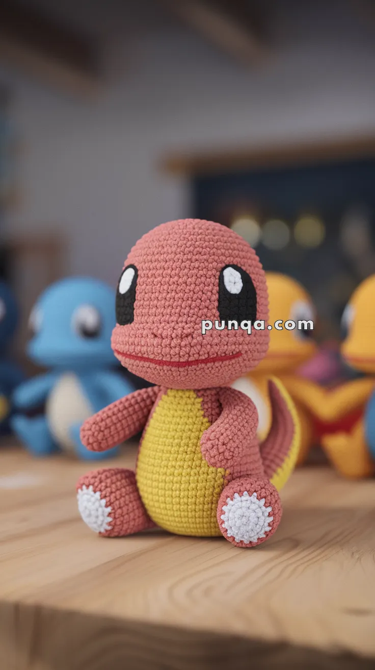 Amigurumi Charmander – FREE Crochet Pattern