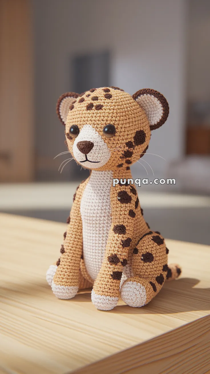 Amigurumi Cheetah Cub – FREE Crochet Pattern