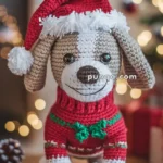 Amigurumi Christmas Dog – FREE Crochet Pattern