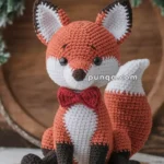 Amigurumi Christmas Fox With Bow Tie – FREE Crochet Pattern