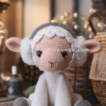 Amigurumi Christmas Lamb With Earmuffs – FREE Crochet Pattern