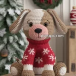 Amigurumi Christmas Puppy – FREE Crochet Pattern
