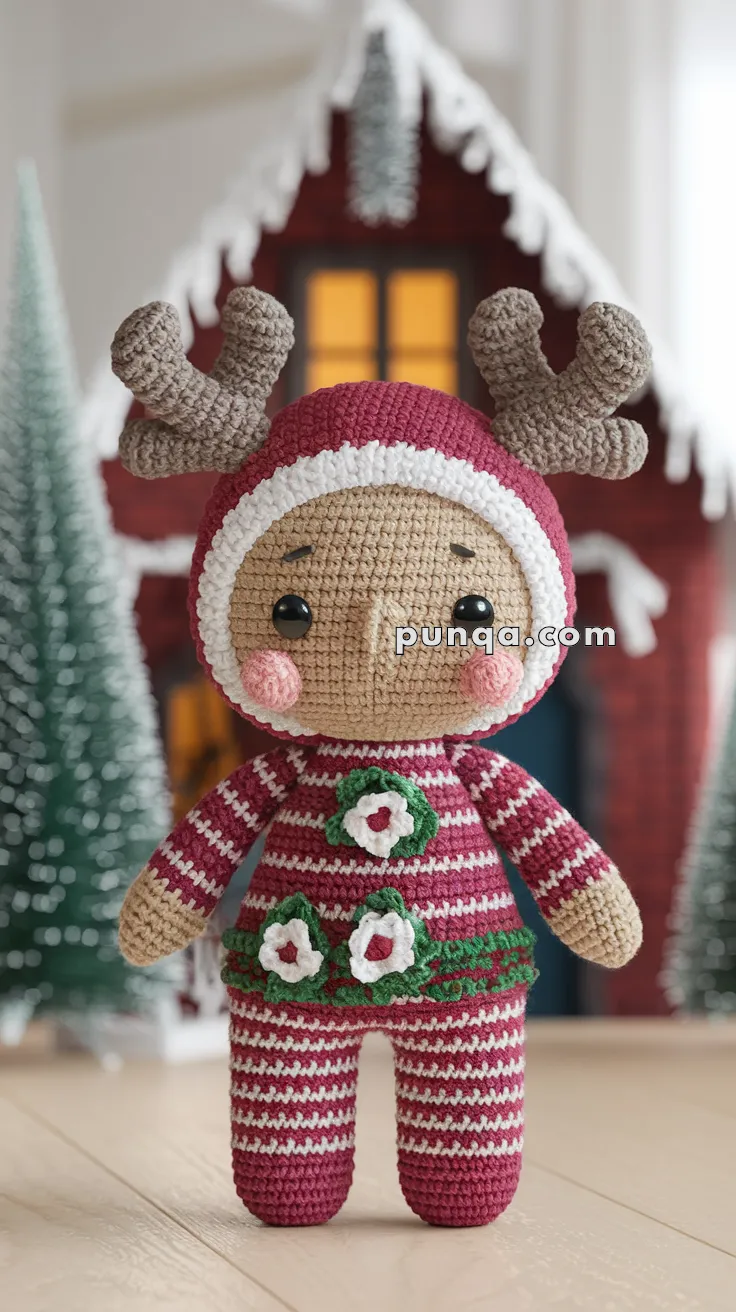 Amigurumi Reindeer Girl – FREE Crochet Pattern